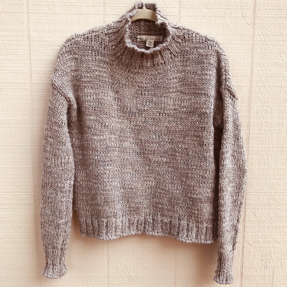 Chunky Wool Blend Sweater